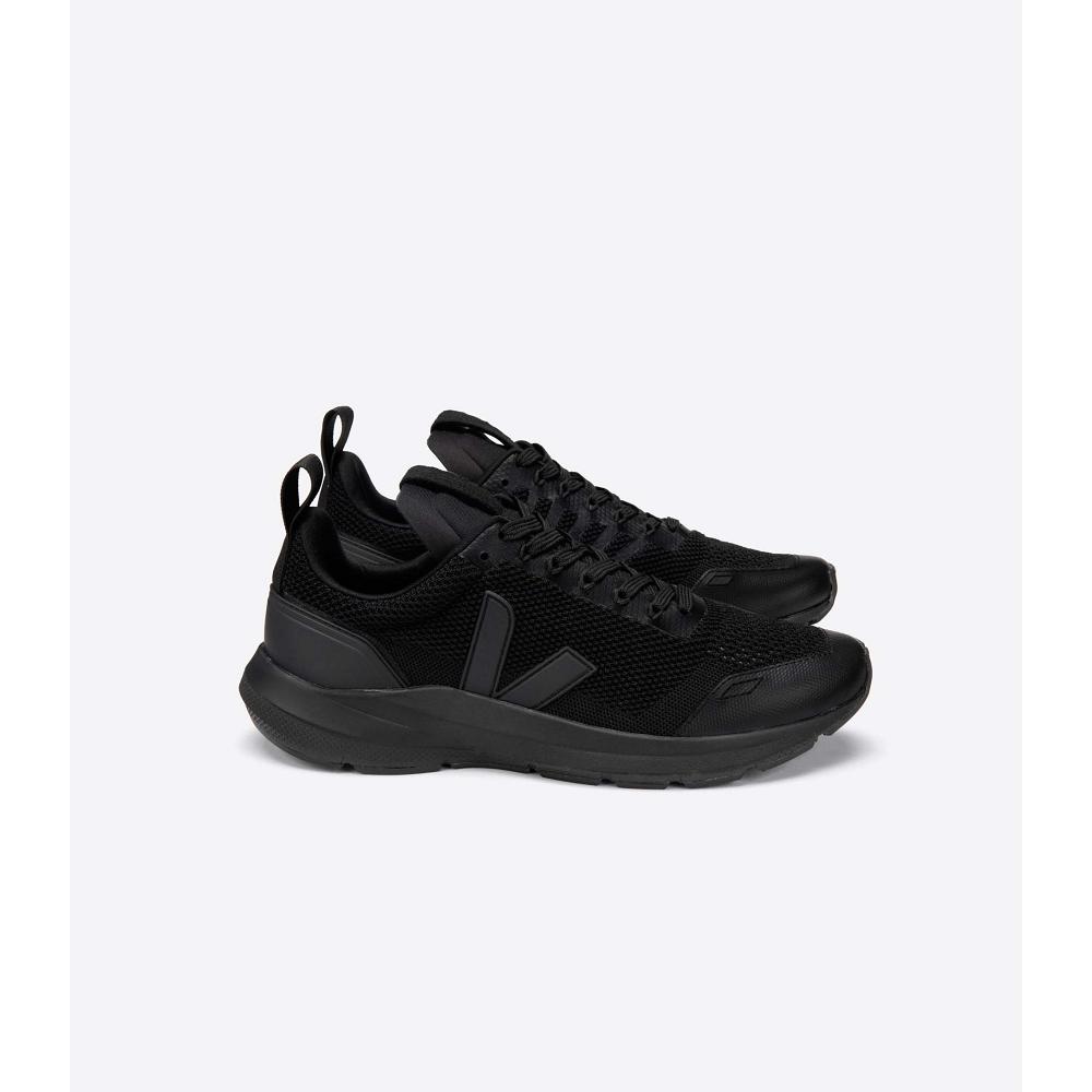 Veja PERFORMANCE RUNNER V-KNIT RICK OWENS Men\'s Shoes Black | CA 259FDN